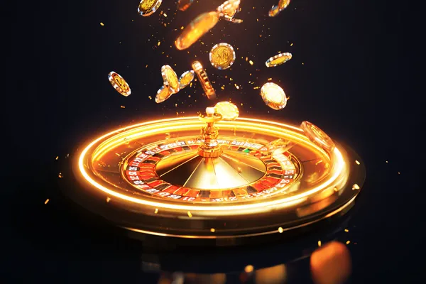 CV6664 Jackpot Slots — Spin for massive rewards A dramatic shot of winning sevens landing on a slot reel surrounded by shining gold coins, symbolizing big wins.